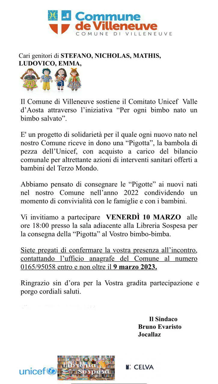 lettera puette sindaco